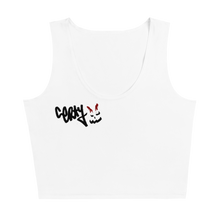 Load image into Gallery viewer, BADBOY Certy | WHITE CROP TOP
