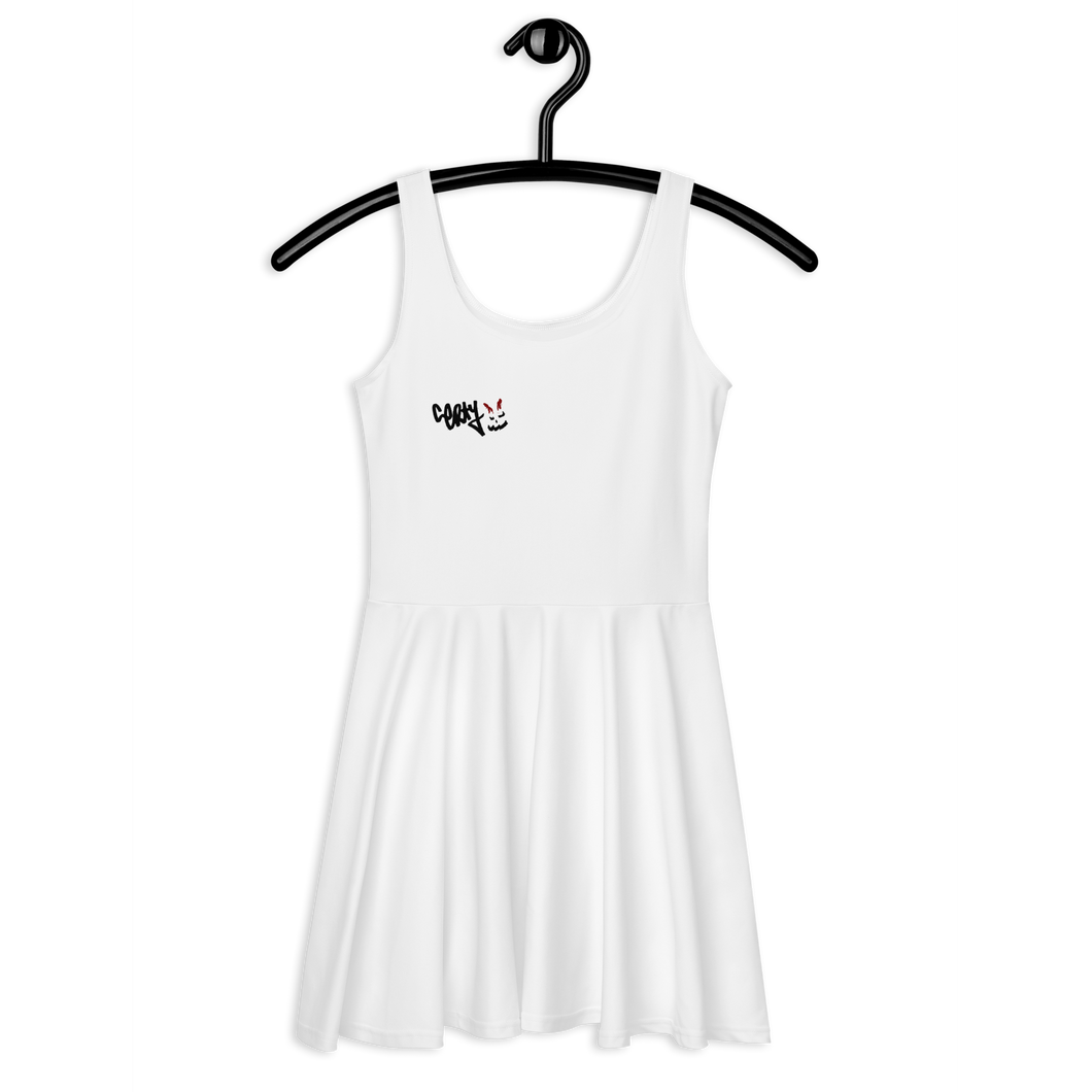 BADBOY Certy | WHITE SKATER DRESS