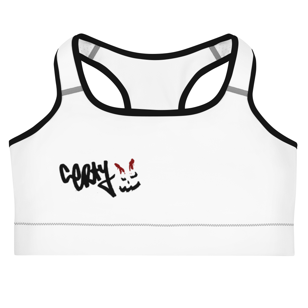 BADBOY Certy | WHITE/BLACK SPORTS BRA