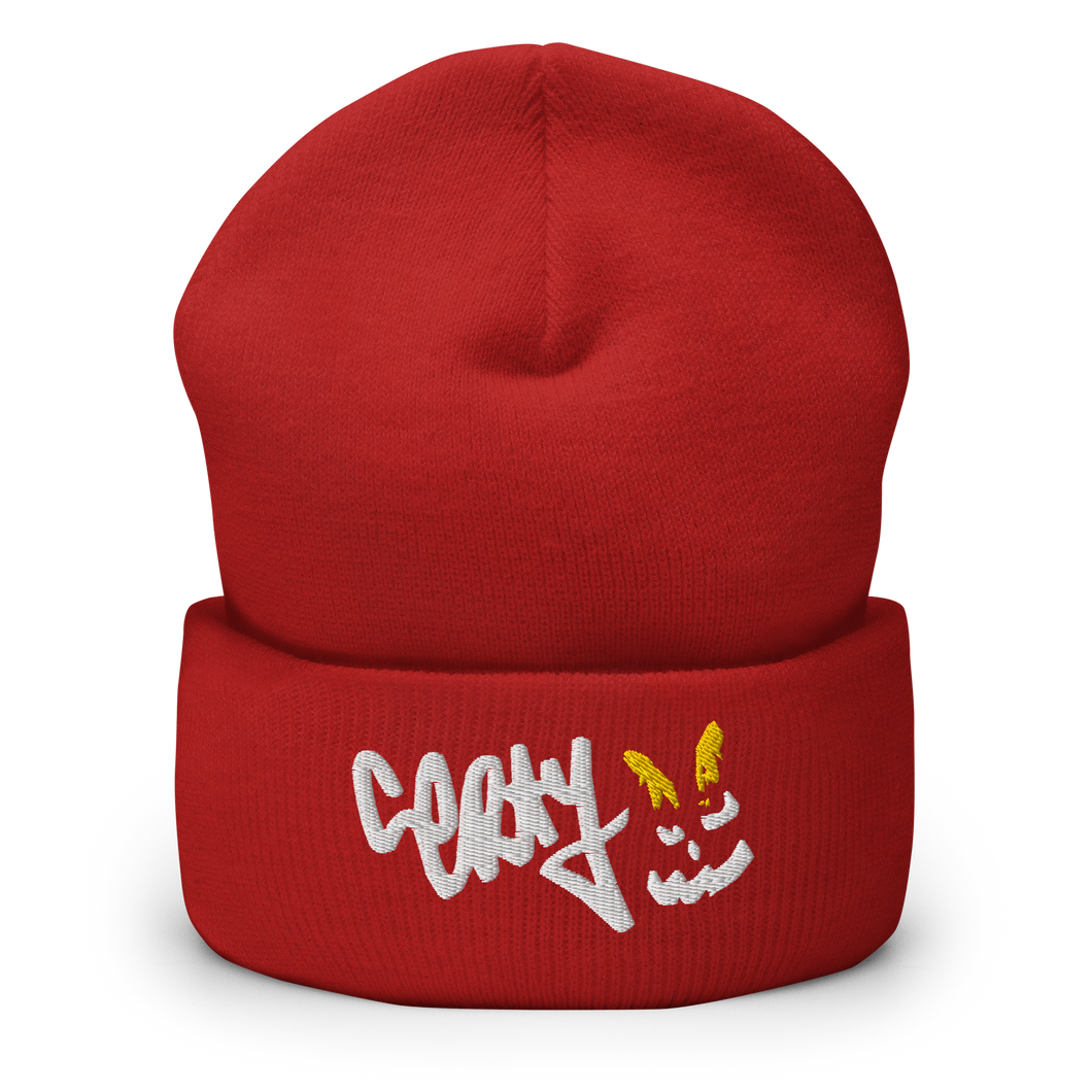 BADBOY Certy | RED CUFFED BEANIE
