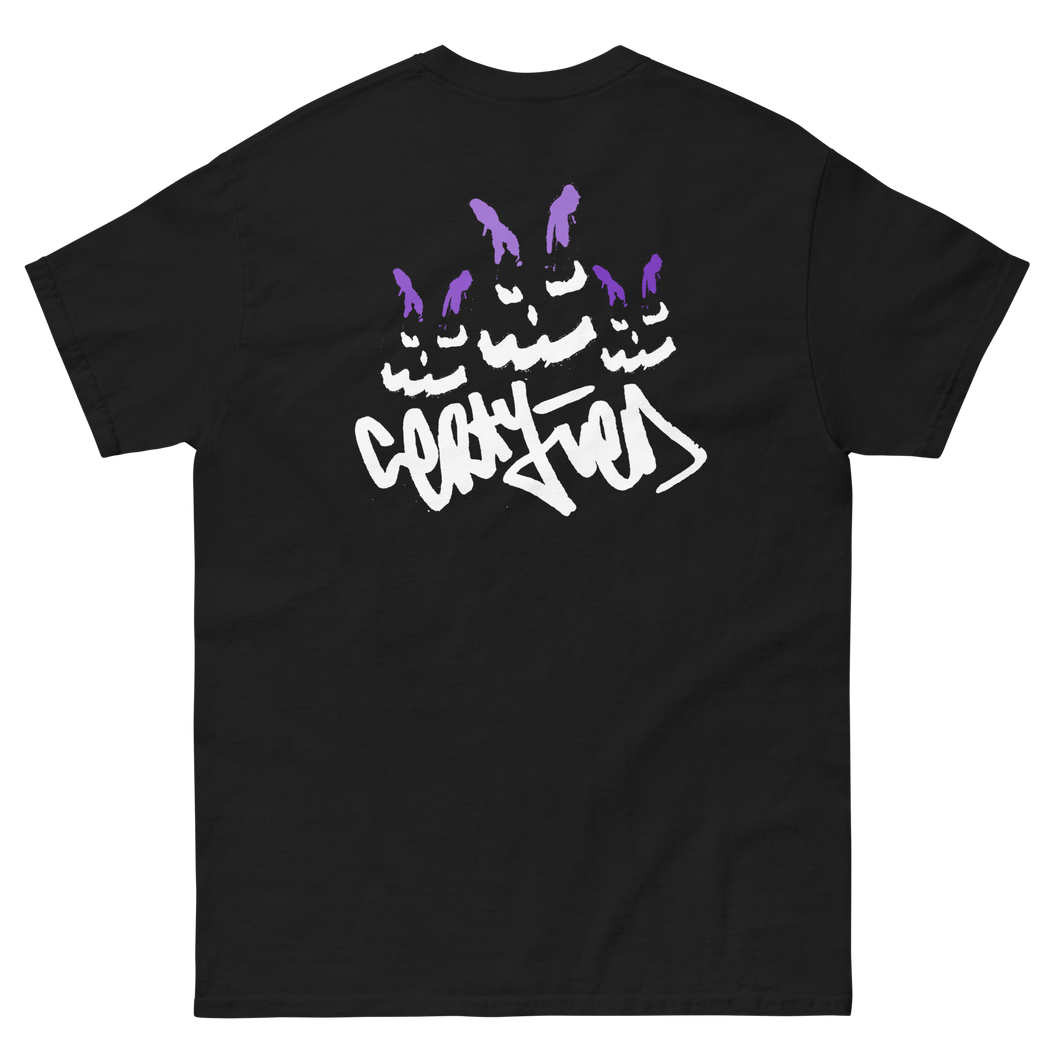 BADBOY Certyfied 3 PURPLE | BLACK TEE
